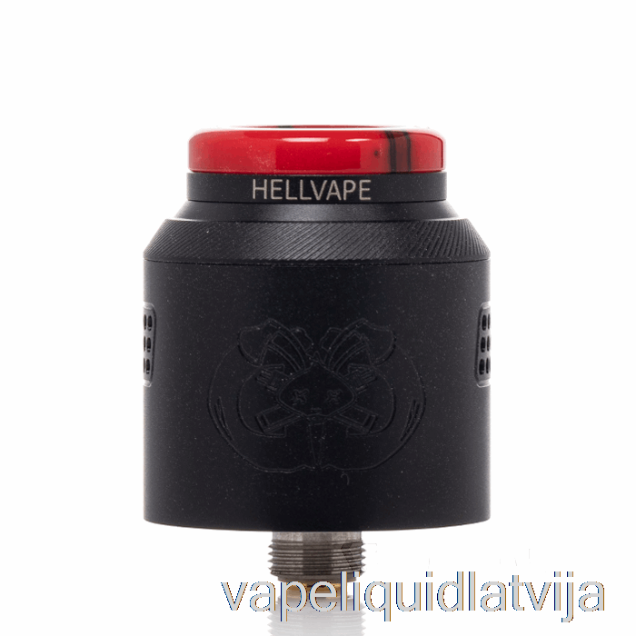 Hellvape Drop Dead 2 24mm Rda Matte Full Black Vape šķidrums